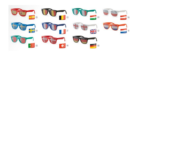 FLAG FUN - Fan Sonnenbrille als Werbemittel! FLAG FUN - Fan Sonnenbrille als Werbemittel!