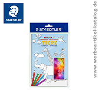 Malbuch Tiere A5, als Werbemittel befüllt mit STAEDTLER Buntstiften. Malbuch Tiere A5, als Werbemittel befüllt mit STAEDTLER Buntstiften.