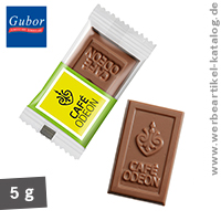 Midi-Schoko-Sonderform, Schokolade mit Ihrem Logo bedruckt.  