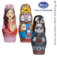 Midi Schokoladen Osterhase - Oster Werbemittel mit Ihrem Logo. Midi Schokoladen Osterhase - Oster Werbemittel mit Ihrem Logo.