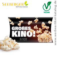 Mikrowellen-Popcorn in Werbekartonage, als Werbemittel mit Ihrem Logo bedruckt.a