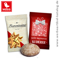 Mini Contrella, ser Streuartikel fr Weihnachten mit Ihrem Logo bedruckt. 