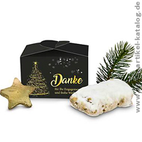 Mini Stollen Danke, leckere Werbegeschenke Weihnachten!