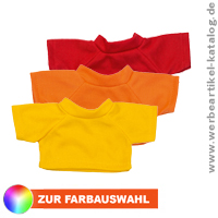 Mini-T-Shirts fr bedruckte Plschtiere