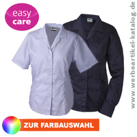 Modische Bluse mit Ihrer Werbung - ideal fr Messen odere andere Events