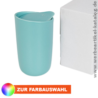 Mysa 400 ml doppelwandiger Keramikbecher - schner Werbeartikel mit Ihrem Logo!