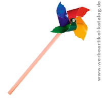 Windrad Bleistift, als Werbegeschenk für Kinder. Windrad Bleistift, als Werbegeschenk für Kinder.