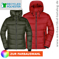 Padded Jacket, gesteppte Winterjacke als Werbejacke für Ihre Promotion!