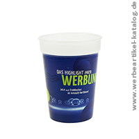 Pfandbecher mit Werbung, 0,3 L, ein Werbeartikel für Veranstaltungen Pfandbecher mit Werbung, 0,3 L, ein Werbeartikel für Veranstaltungen