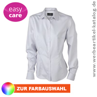 Pflegeleichte Langarm Damen-Bluse, Werbemittel für Messen und City. Pflegeleichte Langarm Damen-Bluse, Werbemittel für Messen und City.