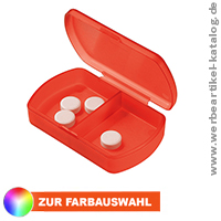 Pillendose Duo als Werbeartikel mit Ihrem Firmenlogo im Tampondruck bedruckt Pillendose Duo als Werbeartikel mit Ihrem Firmenlogo im Tampondruck bedruckt