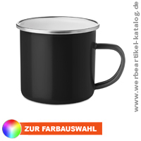 PLATEADO - Emaillierter Becher als Werbemittel mit Ihrem Logo PLATEADO - Emaillierter Becher als Werbemittel mit Ihrem Logo