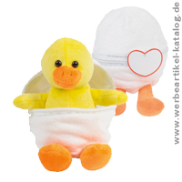 Plüsch-Ente LENI - Oster Werbegeschenk Plüsch-Ente LENI - Oster Werbegeschenk
