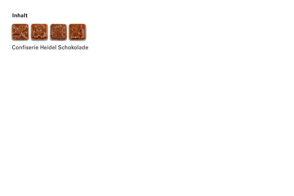 Premium Tisch Adventskalender - Schokoladen Adventskalender, bedruckt mit Ihrem Logo!