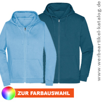 Promo Zip Hoody - klassische Sweatjacke mit Kapuze als Werbemittel mit Ihrem Logo! 