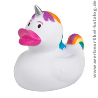 Quietsche-Ente Einhorn, ein Werbeartikel, der Magie in die Wanne bringt! Quietsche-Ente Einhorn, ein Werbeartikel, der Magie in die Wanne bringt!