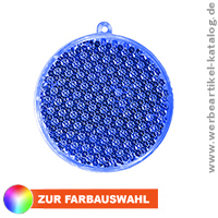 Reflektor mit Werbung: Rund-Reflektor Reflektor mit Werbung: Rund-Reflektor