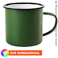 RETRO CUP - Werbemittel Emaille Becher mit Ihrem Logo!