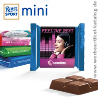 Ritter Sport Mini individuell, starke Marken Schokolade als Werbeartikel! 