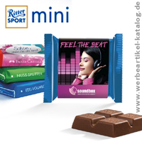 Ritter Sport Mini individuell, starke Marken Schokolade als Werbeartikel! Ritter Sport Mini individuell, starke Marken Schokolade als Werbeartikel!