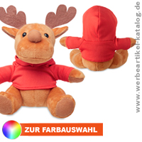 Rudolph Plschtier Rentier als Werbegeschenk Weihnachten! 