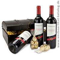 Sangiovese-Schatz - hochwertiges Weihnachtspräsent für gute Kunden. Sangiovese-Schatz - hochwertiges Weihnachtspräsent für gute Kunden.