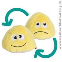 Schmoozies® 2Face HappySad, Werbeartikel mit Ihrem Logo auf dem Fähnchen . Schmoozies® 2Face HappySad, Werbeartikel mit Ihrem Logo auf dem Fähnchen .