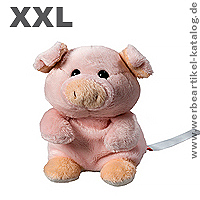 Schmoozies XXL Schwein, kuschelweicher Werbeartikel! 