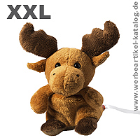 Schmoozies® XXL Elch, Weihnachts Werbeartkel mit Mikrofaser Unterseite! Schmoozies® XXL Elch, Weihnachts Werbeartkel mit Mikrofaser Unterseite!