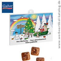 A5-Schoko-Adventskalender BASIC, Werbeartikel Weihnachten - alles wird gut! 