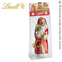 Schokoladen Nikolaus von Lindt & Sprüngli,  Marken Werbeartikel für Weihnachten