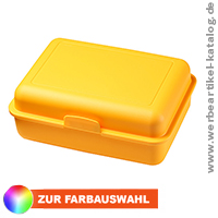 School Box, Werbeartikel Pausenbox  mit Ihrem Logo bedruckt.