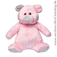 Schwein Trine - Werbemittel Plüschtier, geprüft auf Knopf und Faden