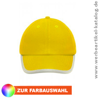 Security Cap for Kids- bedruckte Kindercaps mit reflektierender Schildeinfassung! 