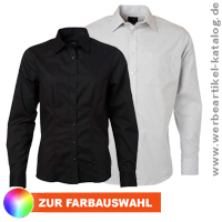 Shirt Longsleeve Oxford - Blusen und Hemden für Mitarbeiter, mit Ihrem Logo bedruckt oder bestickt! 