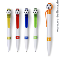 Kugelschreiber Soccer - Streuartikel mtit Ihrem Logo bedruckt. 