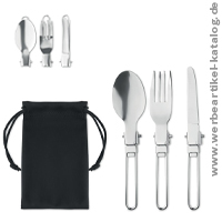 STAPI SET, klappbares Campingbesteck als Outdoor Werbeartikel! STAPI SET, klappbares Campingbesteck als Outdoor Werbeartikel!
