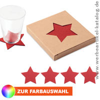 STARGUARD Untersetzer, als Weihnachts Werbegeschenk fr Kunden und Mitarbeiter!