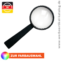 Stiellupe Handle, 4 x, Werbeartikel Lupe aus stabilen Kunststoff Stiellupe Handle, 4 x, Werbeartikel Lupe aus stabilen Kunststoff