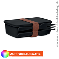 SUNDAY Lunchbox mit integriertem Fach, als Werbemittel fr Ihre Kunden und Mitarbeiter