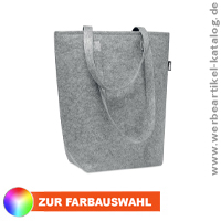 TASLO, Shopping Tasche aus RPET-Filz, als Werbetasche mit Ihrem Logo! 