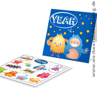 Tattoo Mäppchen für Kinder, als Werbemittel. Tattoo Mäppchen für Kinder, als Werbemittel.