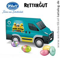 Transporter Präsent Ostern, süße Kundengeschenke mit Ihrem inidividuellen Branding! 
