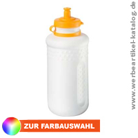 Trinkflasche, Werbeartikel Fahrradflasche 0,5L  mit Saugverschluss 
