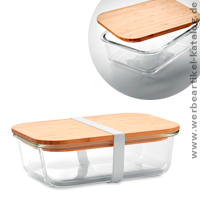 TUNDRA LUNCHBOX aus Glas mit Deckel aus Bambus, als Werbegeschenk mit Ihrem Logo! TUNDRA LUNCHBOX aus Glas mit Deckel aus Bambus, als Werbegeschenk mit Ihrem Logo!