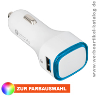 USB Autoladeadapter QuickCharge 2.0® COLLECTION 500 orange, Werbeartikel, wenn der Akku unterwegs schnell aufgeladen werden muss. USB Autoladeadapter QuickCharge 2.0® COLLECTION 500 orange, Werbeartikel, wenn der Akku unterwegs schnell aufgeladen werden muss.