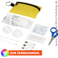 Valdemar 16-teilige Erste-Hilfe-Tasche mit Schlüsselanhänger, als Werbeartikel mit Ihrem individuellen Branding! Valdemar 16-teilige Erste-Hilfe-Tasche mit Schlüsselanhänger, als Werbeartikel mit Ihrem individuellen Branding!