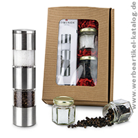 Variation von Salz & Pfeffer, Firmengeschenke, die Freude machen! Variation von Salz & Pfeffer, Firmengeschenke, die Freude machen!