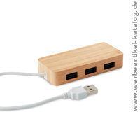 VINA 3 Port 2.0 USB Hub, als Werbeartikel mit Druck oder Lasergravur. 