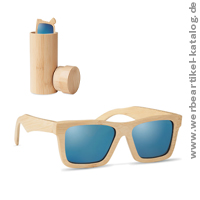WANAKA, Sonnenbrille aus Bambus  stylischer Werbeartikel für den Sommer!  